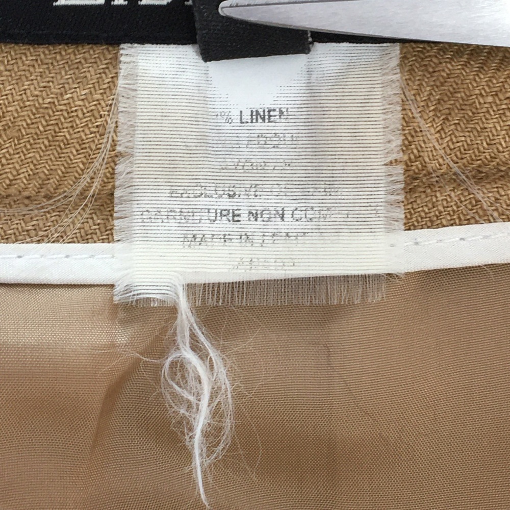 Vintage Y2K LIDA BADAY Linen Skirt with embroidery - Picture 13 of 15
